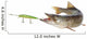 pike and artificial bait Wall Decal
