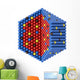 Nano particles in hexagonal cross section Wall Decal