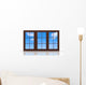 3D Closed Plastic Window Wall Decal