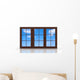3D Closed Plastic Window Wall Decal