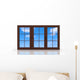 3D Closed Plastic Window Wall Decal