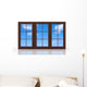 3D Closed Plastic Window Wall Decal