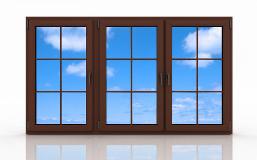 3D Closed Plastic Window Wall Decal