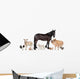 Group of Farm Animals Wall Decal