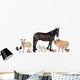 Group of Farm Animals Wall Decal