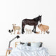Group of Farm Animals Wall Decal