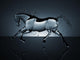 Water Running Horse over