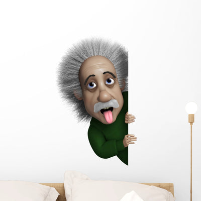 Physicist Wall Decal shown on a wall
