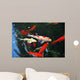 Koi Carps Swimming Pond