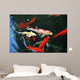 Koi Carps Swimming Pond