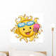 Sun Holding a Popsicle Wall Decal