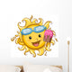 Sun Holding a Popsicle Wall Decal