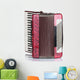 Retro Accordion White Wall Decal