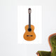 acoustic guitar on white background Wall Mural