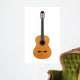 acoustic guitar on white background Wall Mural