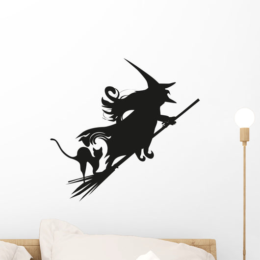 Witch silhouette Wall Decal