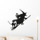 Witch silhouette Wall Decal