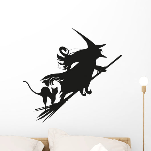 Witch silhouette Wall Decal