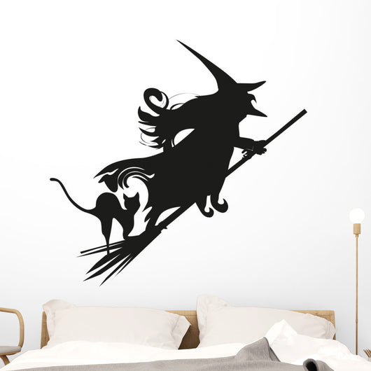 Witch silhouette Wall Decal