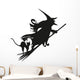 Witch silhouette Wall Decal