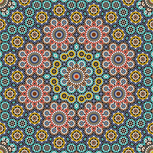 Anvar Complex Seamless Pattern Wall Decal