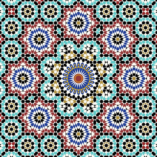 Anvar Moorish Pattern Wall Decal