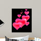 Corazones Rojosred Hearts Wall Mural