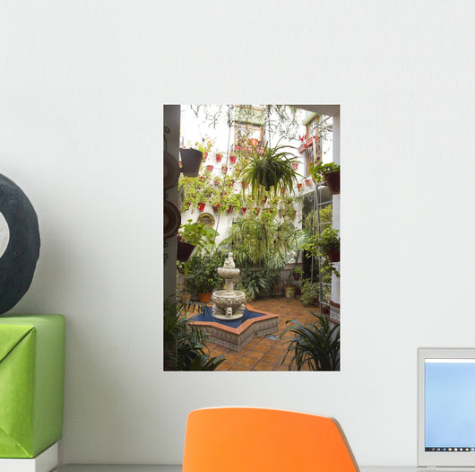 Andalusian Patio Wall Decal
