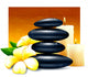 Spa vector illustration with zen stones and flowers. Wall Decal