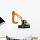 Hydraulic Excavator Perspective Wall Decal