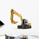 Hydraulic Excavator Perspective Wall Decal