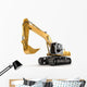 Hydraulic Excavator Perspective Wall Decal
