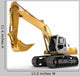 Hydraulic Excavator Perspective Wall Decal