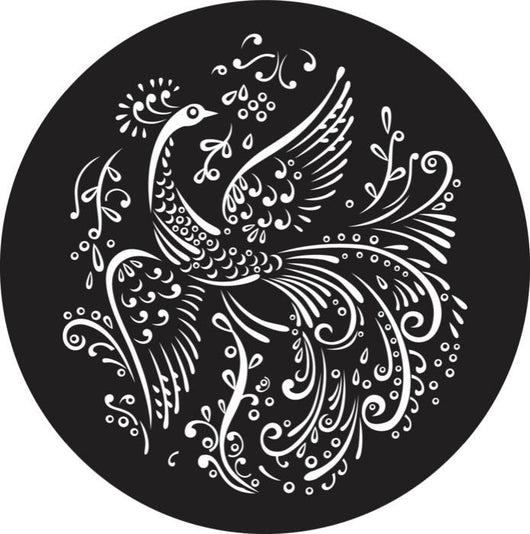 Decorative Bird Circle Wall Decal