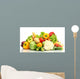 Fresh Vegetables White Wall Decal