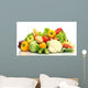 Fresh Vegetables White Wall Decal