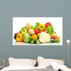Fresh Vegetables White Wall Decal
