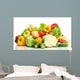 Fresh Vegetables White Wall Decal