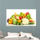 Fresh Vegetables White Wall Decal
