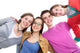 Teens Friends Wall Mural