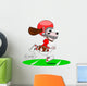 Dog Playing American Football