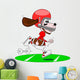 Dog Playing American Football