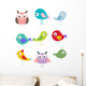 Set Different Cute Birds