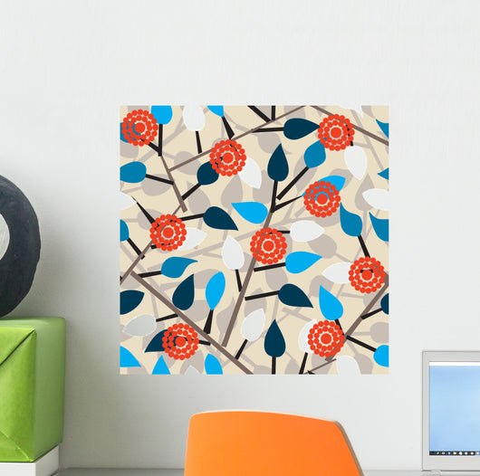 Plant Pattern Wall Decal
