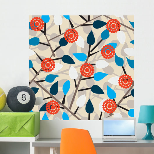 Plant Pattern Wall Decal