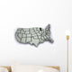 Map Usa Wall Decal