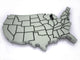 Map of USA Wall Decal