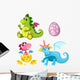Dino Set Wall Mural