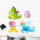 Dino Set Wall Mural