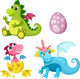 Dino Set Wall Mural